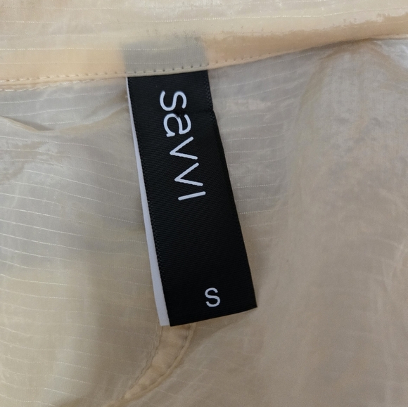 Savvi Butter Yellow Lightweight Anorak Jacket. Size Small - Picture 11 of 14